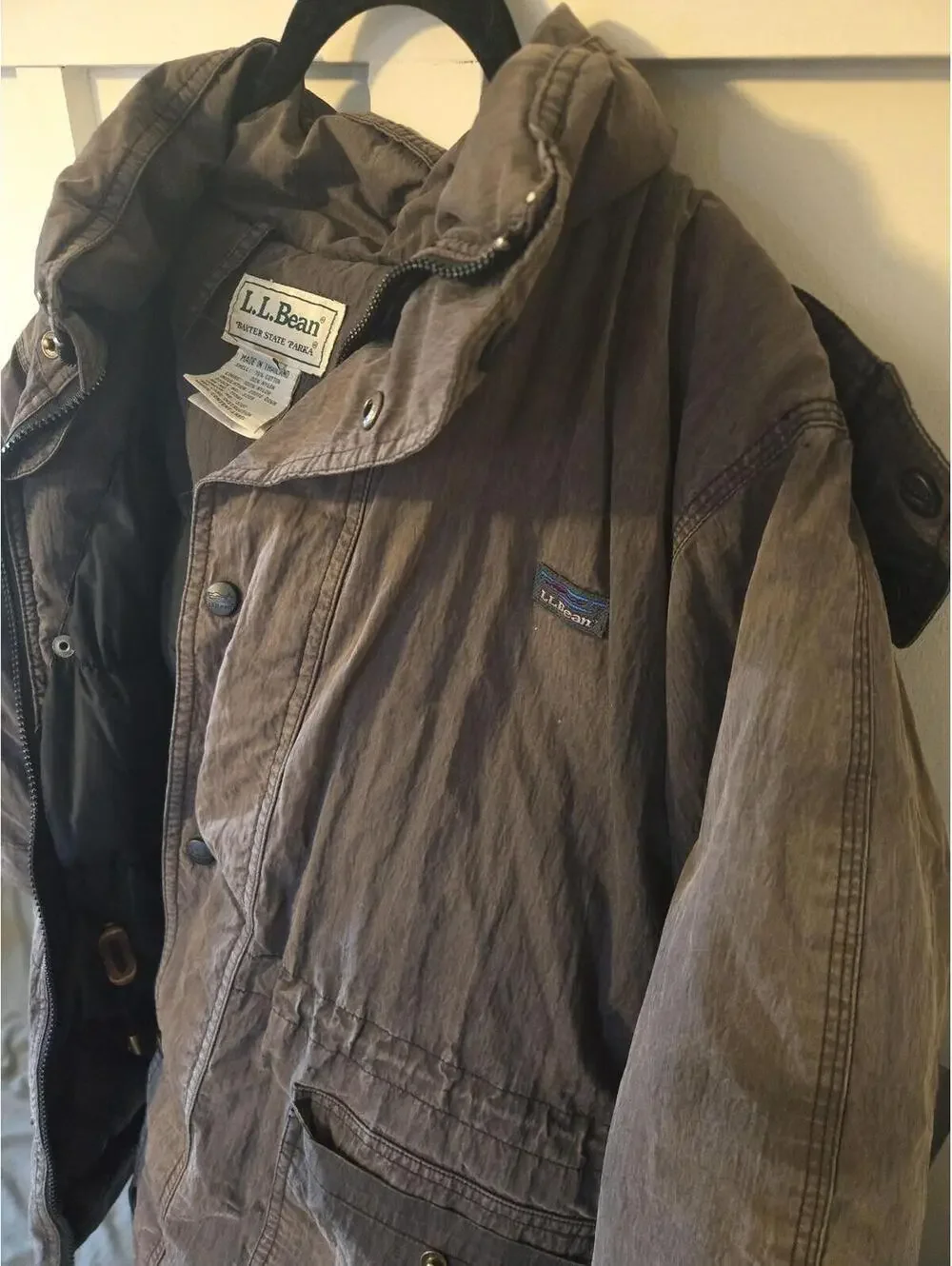 Vintage L.L. Bean Baxter State Parka Kids 14-16 Goose Down Insulated Jacket